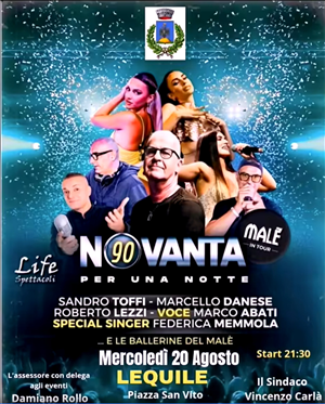 Novanta per una notte â€“ Serata musicale con Sandro Toffi
